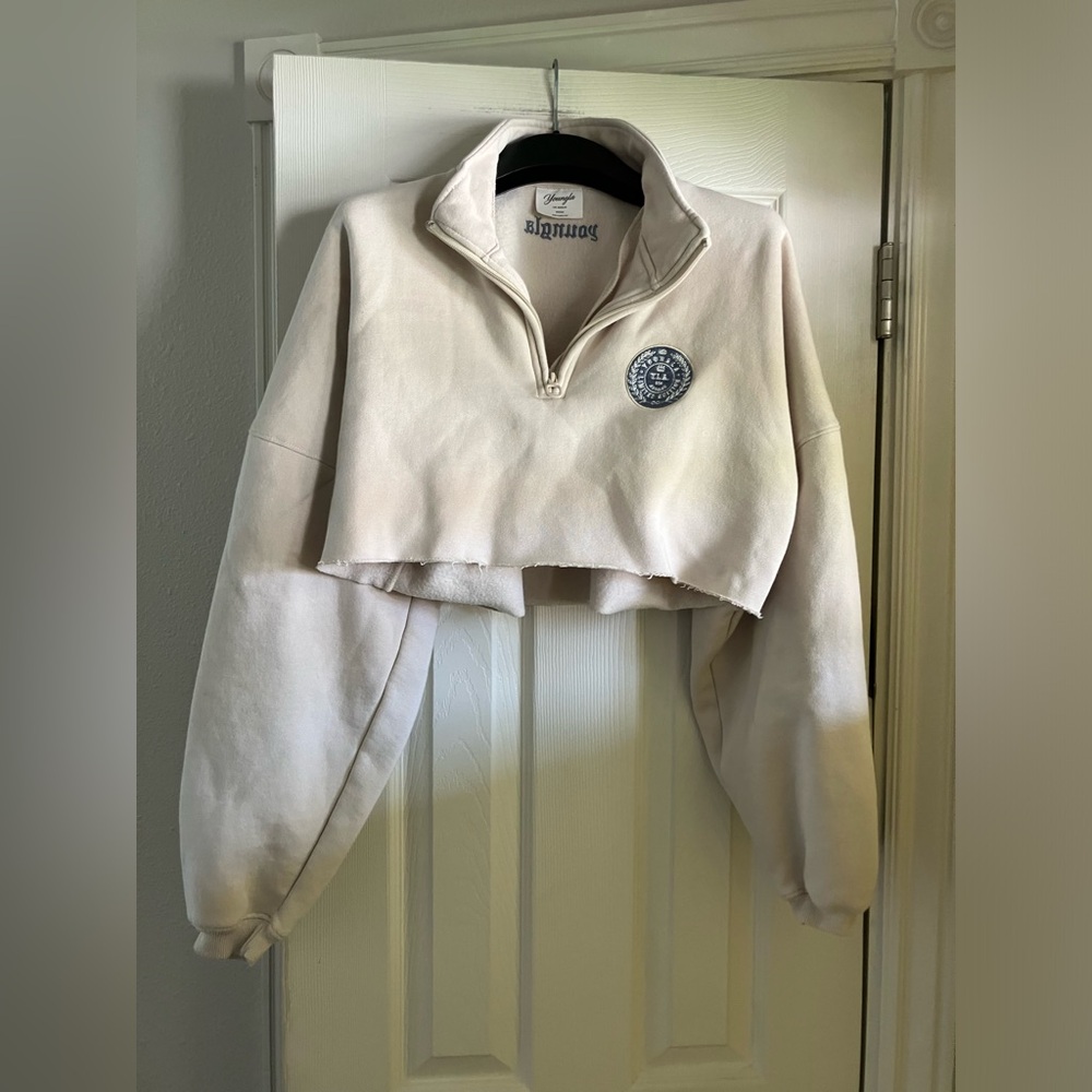 Young LA cropped sweatshirt